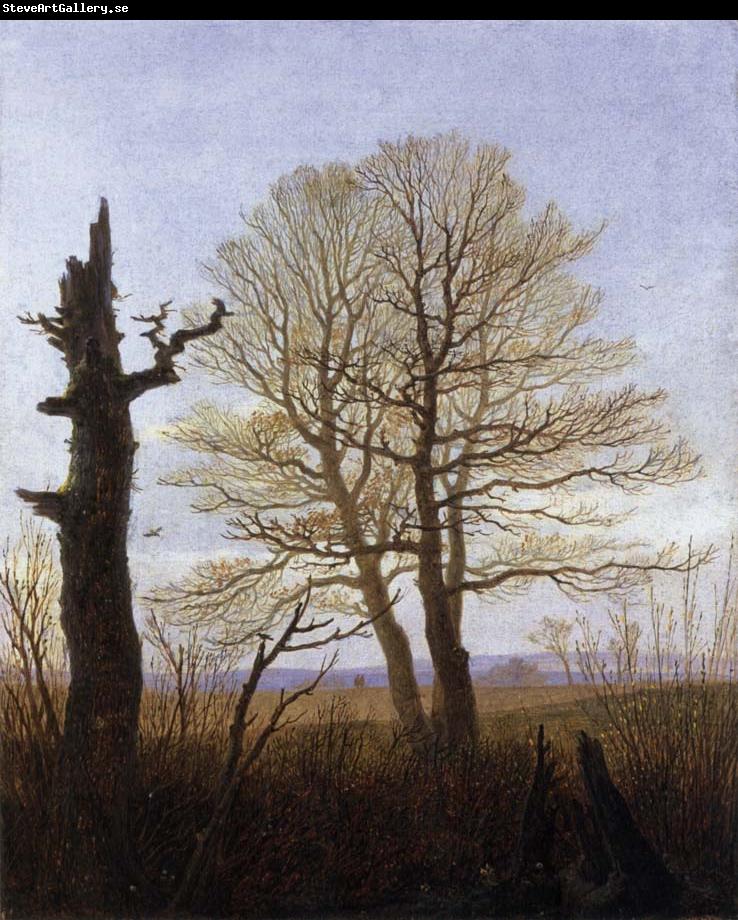 Carl Gustav Carus Landscape in Early Spring